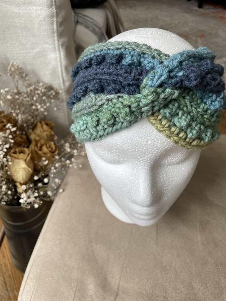 Crocheted Ear Warmers, Handmade