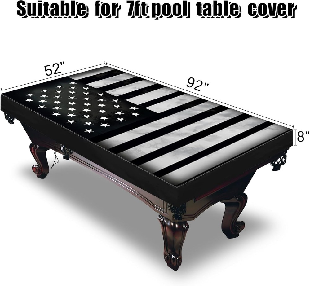 Pool Table Cover 8ft,Billiard Table Covers Waterproof Custom Tablecloth Dust ...