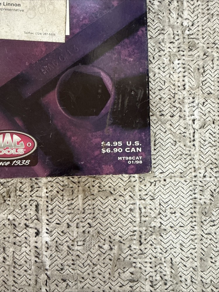 1998 Mac Tools Catalog