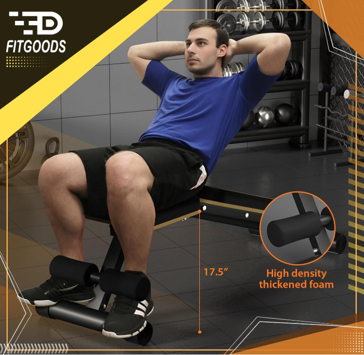 Adjustable Weight Bench - Heavy-Duty Foldable Workout Bench for Home Gym