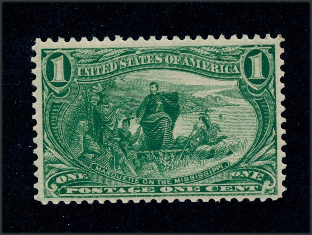 drbobstamps US Scott #285 Mint Lightly Hinged Stamp Cat $27