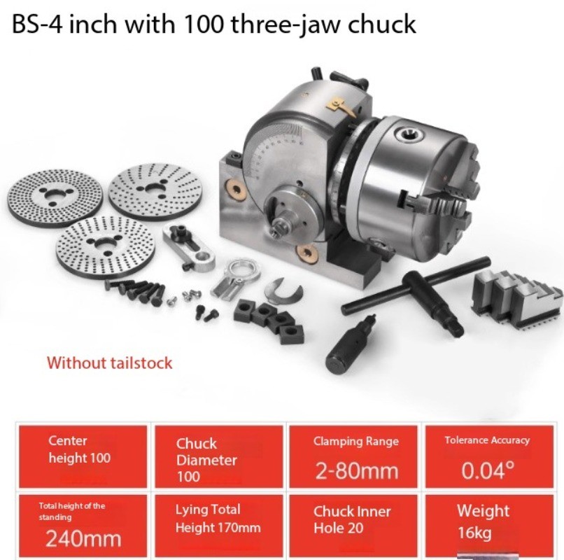 Quick-Change Indexing Head for Dual-Purpose Indexing Table Milling