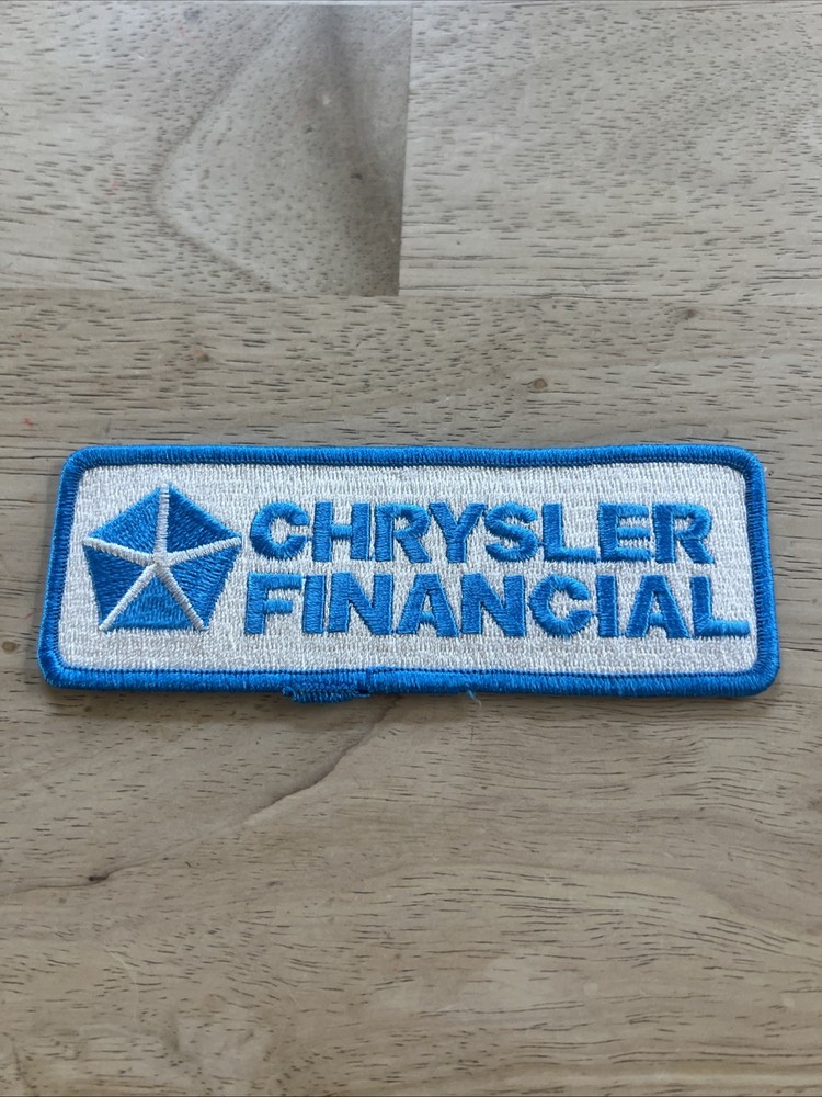Vintage Chrysler financial patch. NOS
