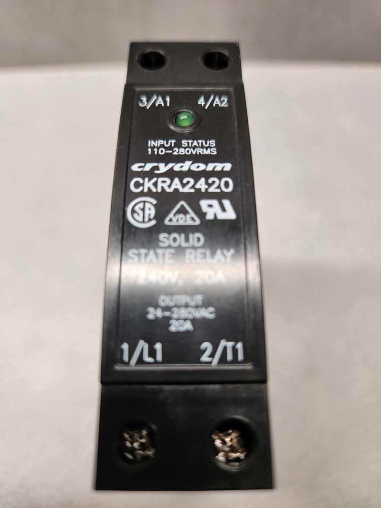 Crydom CKRA2420 Solid State Relay, 24-280VAC, 20 Max