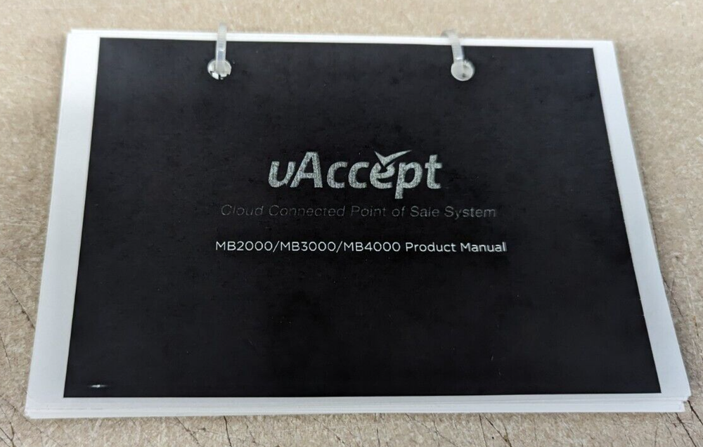 uAccept™, MB2000, Mini Point Of Sale System, White