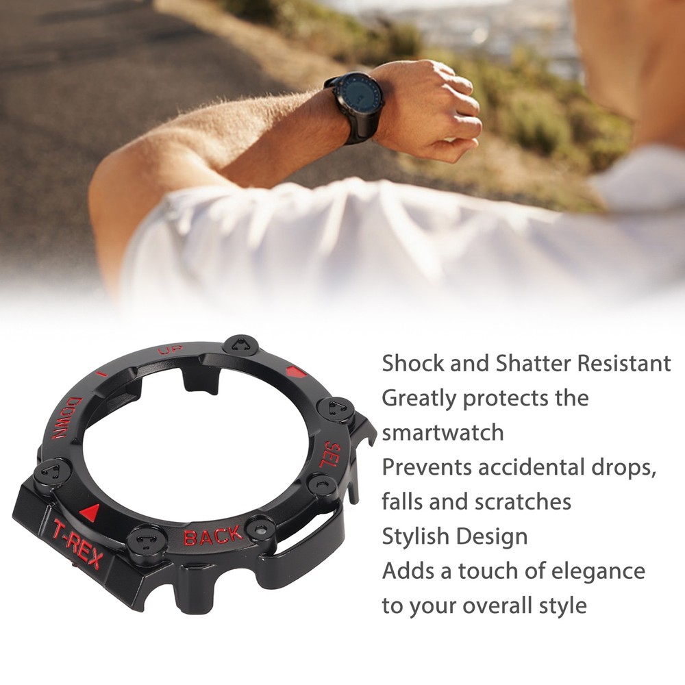 Black Red Watch Protective Bumper Cover Case for T Rex 2 Precise WT