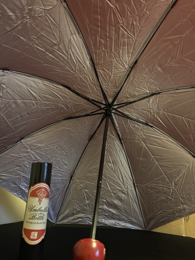 Umbrella In a Wine Bottle