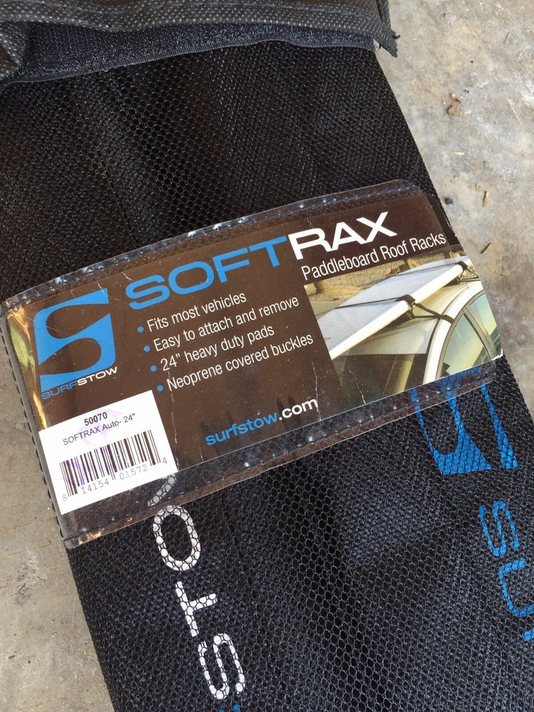 SURFSTOW SOFTRAX Stand-Up Paddleboard Auto Soft Rack, 24"