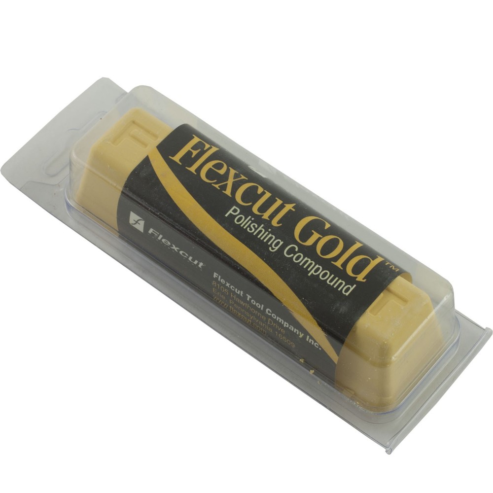 Flexcut Gold Polishing Compound for Tools Knives Sharp Edge 6 oz Bar