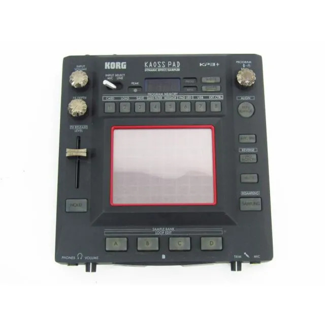 Korg KAOSS PAD KP3+ DJ Effects Sampler Controller Black G5113 Pre-owned Tested
