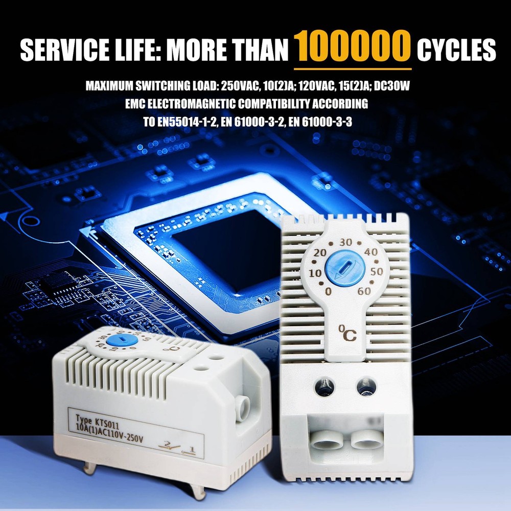 KTS011 NO Normally Open Adjustable Mechanical Temperature Controller6484