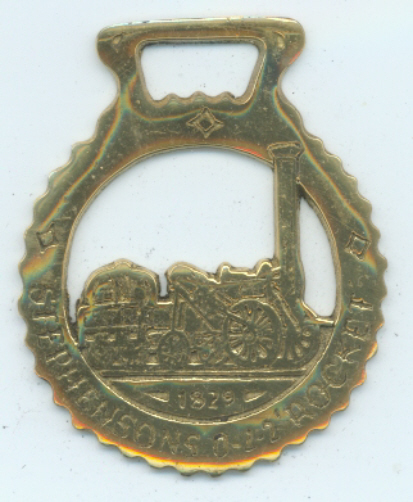 STEPHENSON'S ROCKET     Horse brass  (N511)