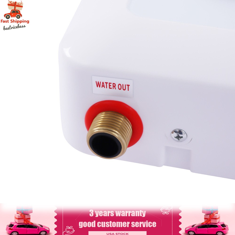 5500W 110V Tankless Hot Water Instant Heater Electric Shower Kitchen Boiler Bath