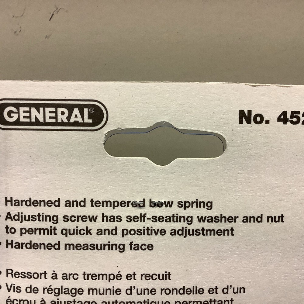 General Tools 452-6 Outside Calipers, 6 Inch Jaw Capacity