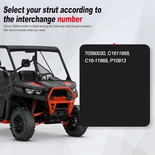 Windshield Front Window Struts Can-Am Defender Hd10 2016-2021, Shock P10813