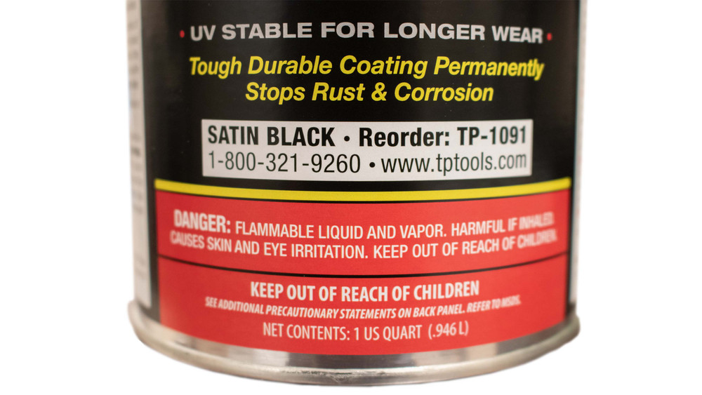 Rust Buster Frameworks RB9909 Rust Cover Paint 1 Quart Black