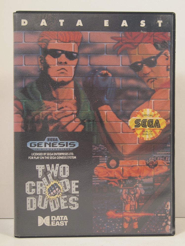 Two Crude Dudes Case (SEGA Genesis) Authentic BOX ONLY