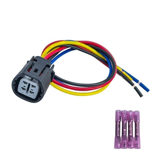 Alternator Voltage Regulator 4-Pin Connector Pigtail Harness Compatible with