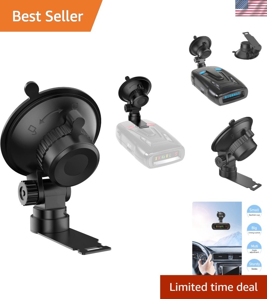 Radar Detector Mount,Car Radar mounting Bracket Suction Cup Holder,Windshield...