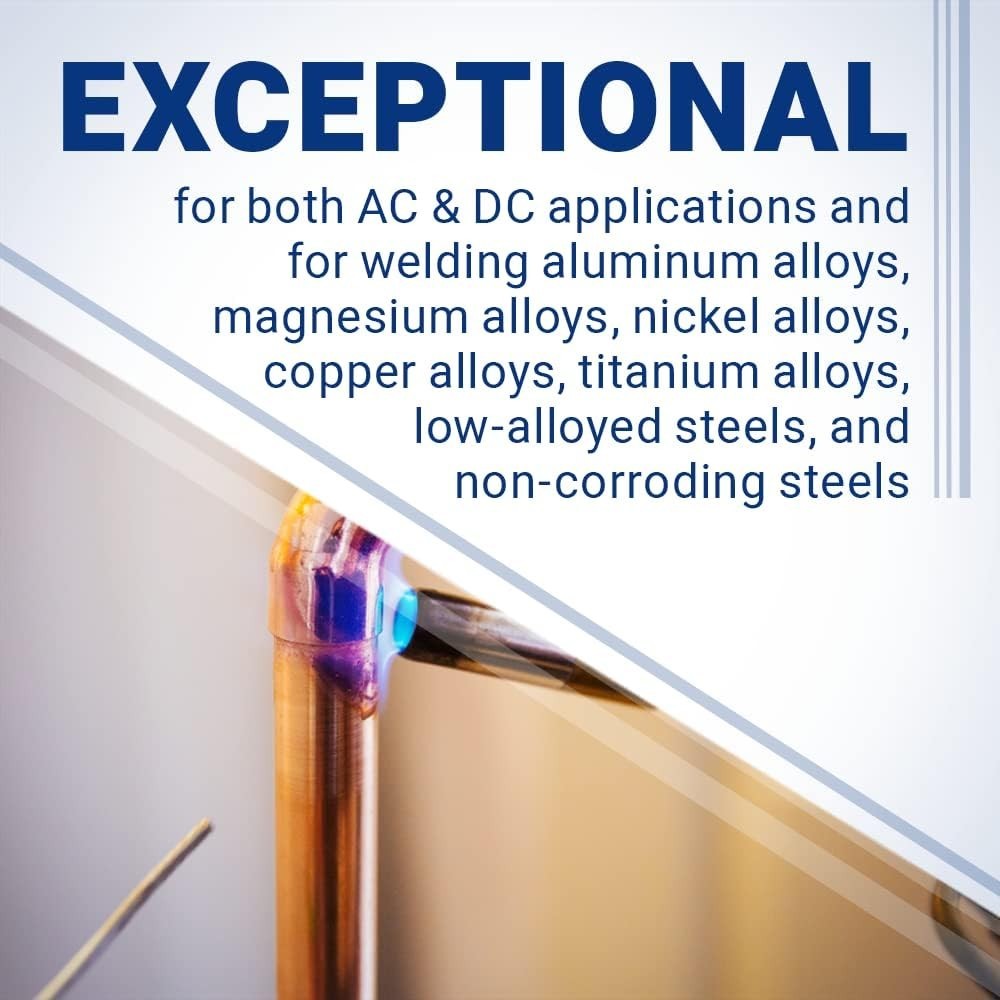 Reliable Blue Tungsten Electrodes for TIG Welding - 10-Pack