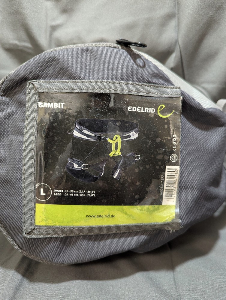 Edelrid Gambit Climbing Harness Size Large Excellent condition