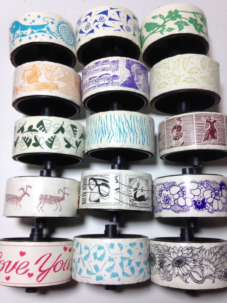 Clearsnap Rollagraph Stamps Assorted Design Patterns Fits 1" Wheel - NEW