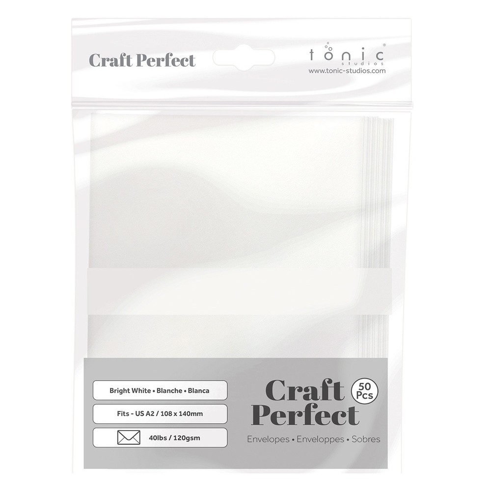Craft Perfect US A2 Envelopes 50/Pkg-White