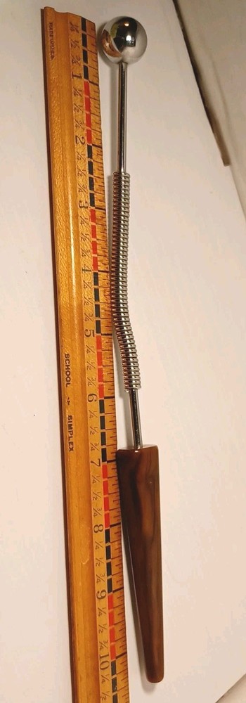 MCM Bakelite Handle BARWARE Cocktail Stirrer ICE TAPPER Flexible