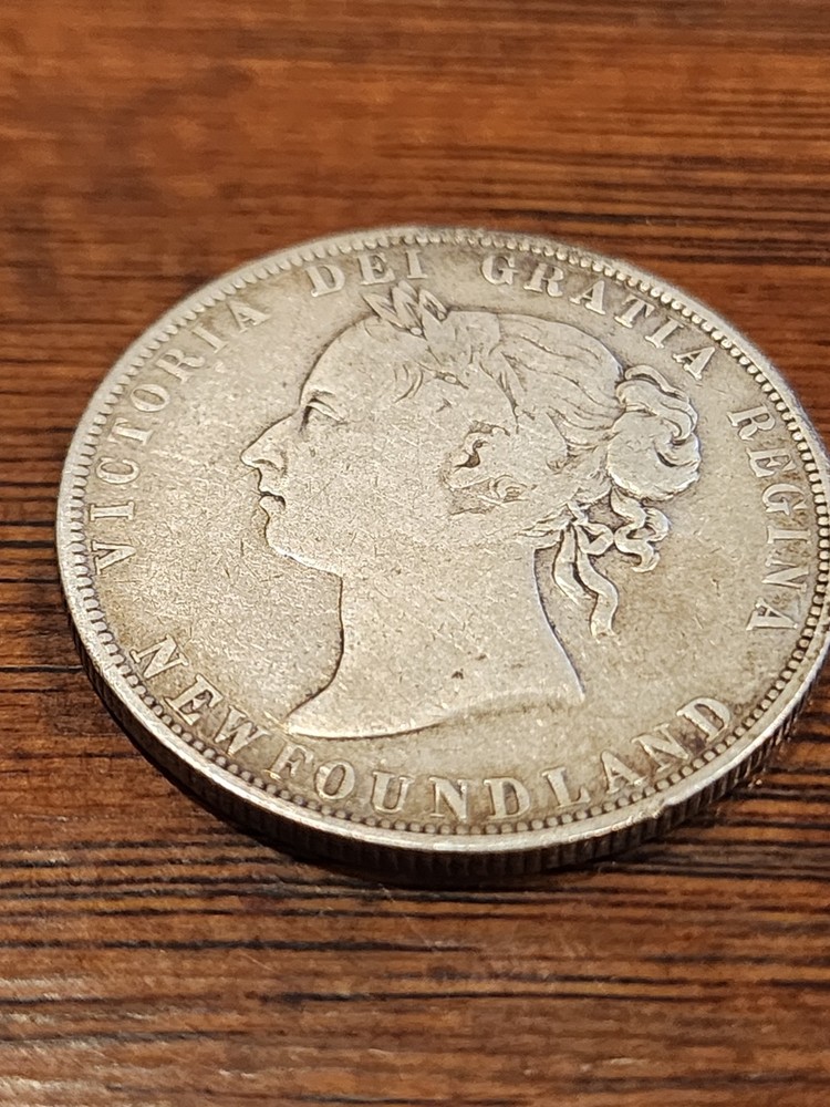 1900 Newfoundland 50 Cents Silver Coin