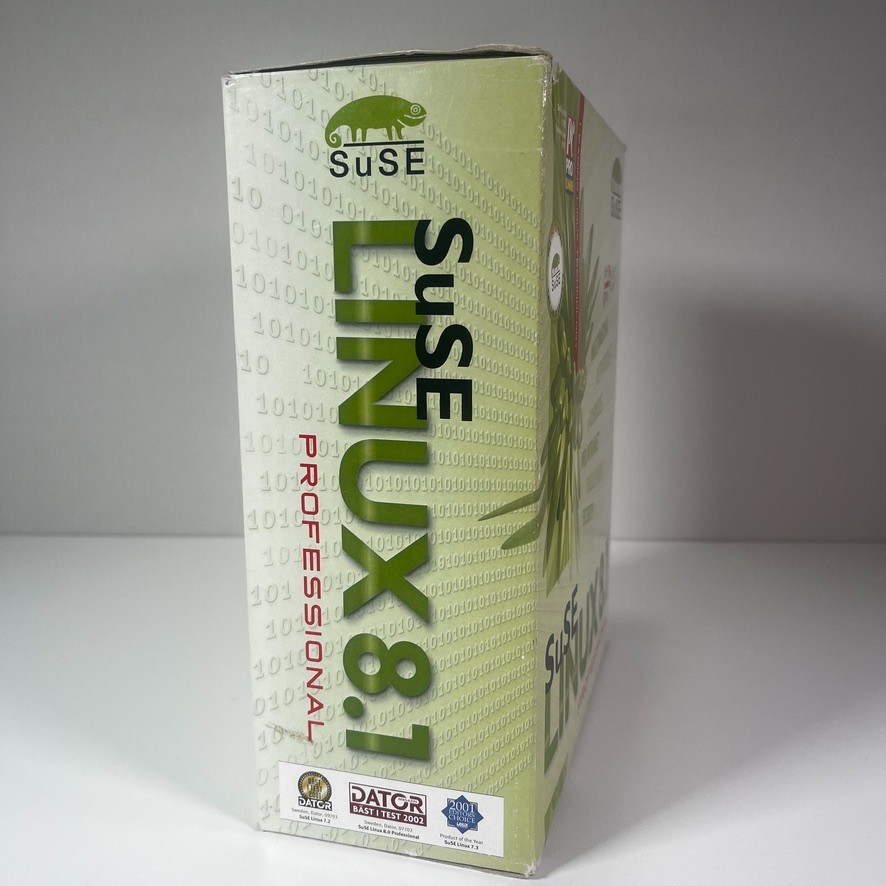 SuSE Linux 8.1 Professional Edition (CD-ROM, 2001) Big Box Vintage Software