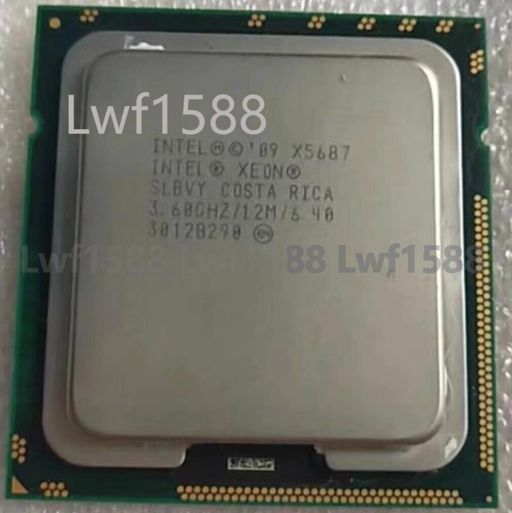 Intel Xeon X5687 3.6GHz 12MB quad-core socket 1366 CPU processor