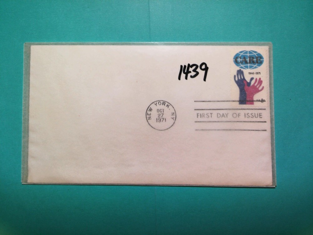 U. S. Stamp FDC#1439 -C.A.R.E. - no cachet - comb. Shipping!