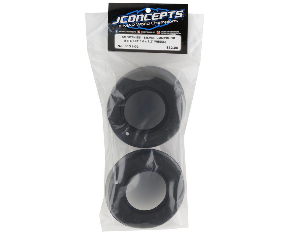 JConcepts Smoothies Short Course Tires (2) (Silver) [JCO3131-06]