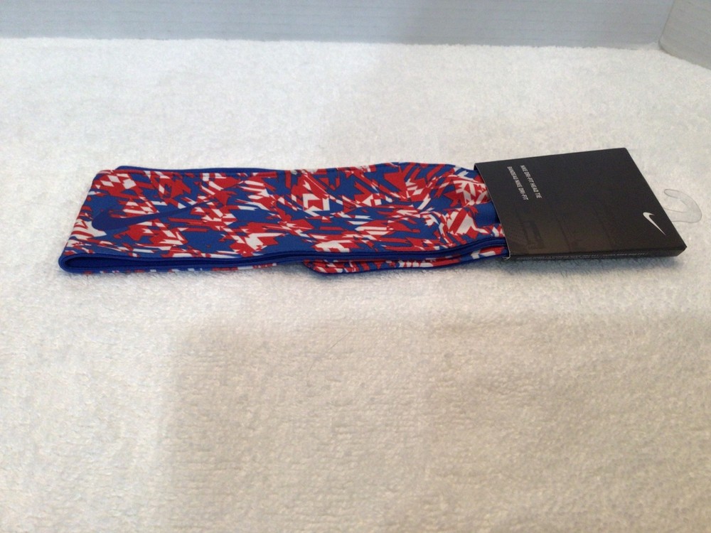Nike Dri-Fit Head Tie Red White Blue