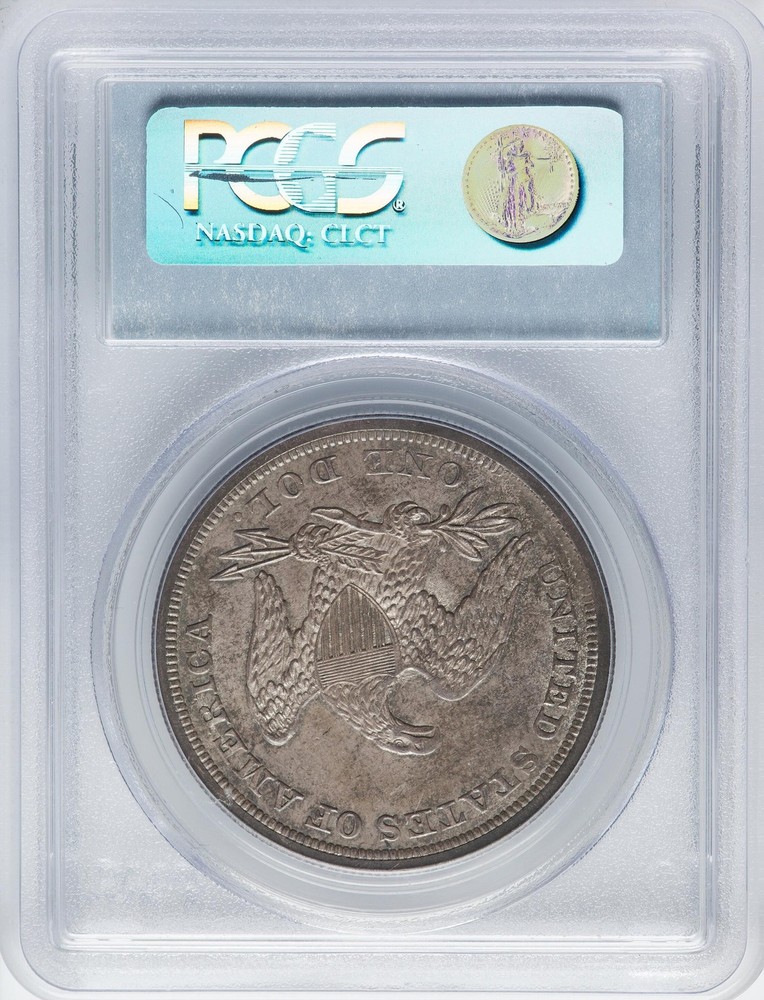 1844 LIBERTY SEATED S$1 PCGS MS 64