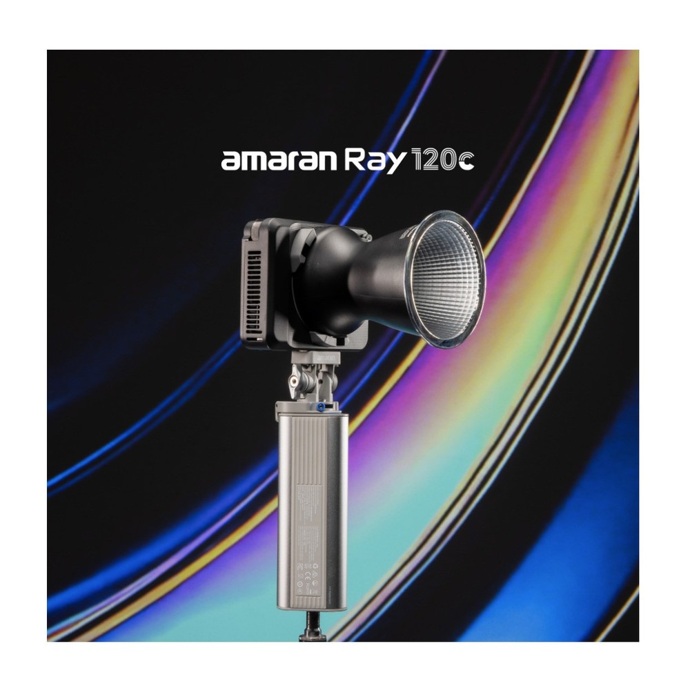 Amaran Ray 120c RGB LED Video Light (US) Bundle with Soft Light Modifier