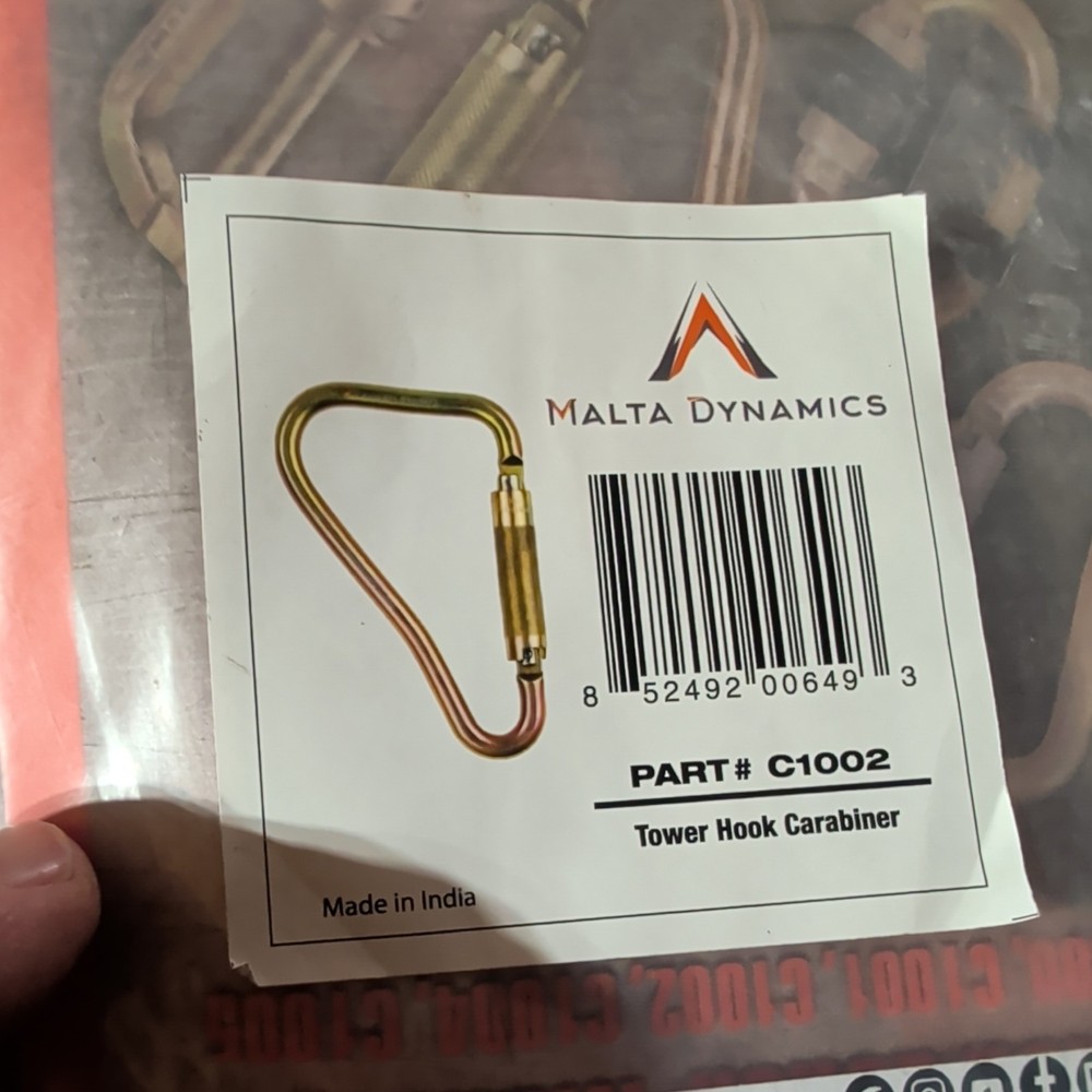 Tower Hook Steel Locking Carabiner 2