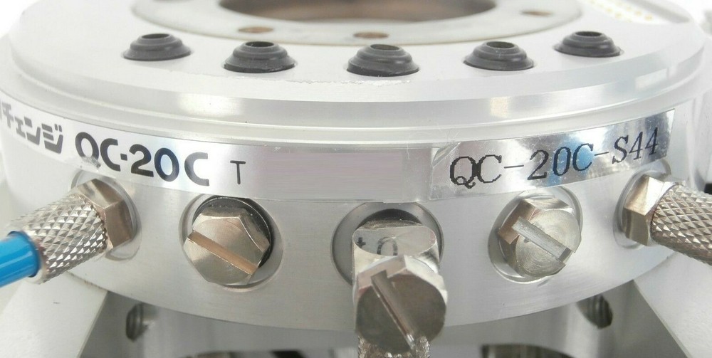 BL Autotec QC-20C-S44 Robot End-Effector Exchange System with Rail Guide Working