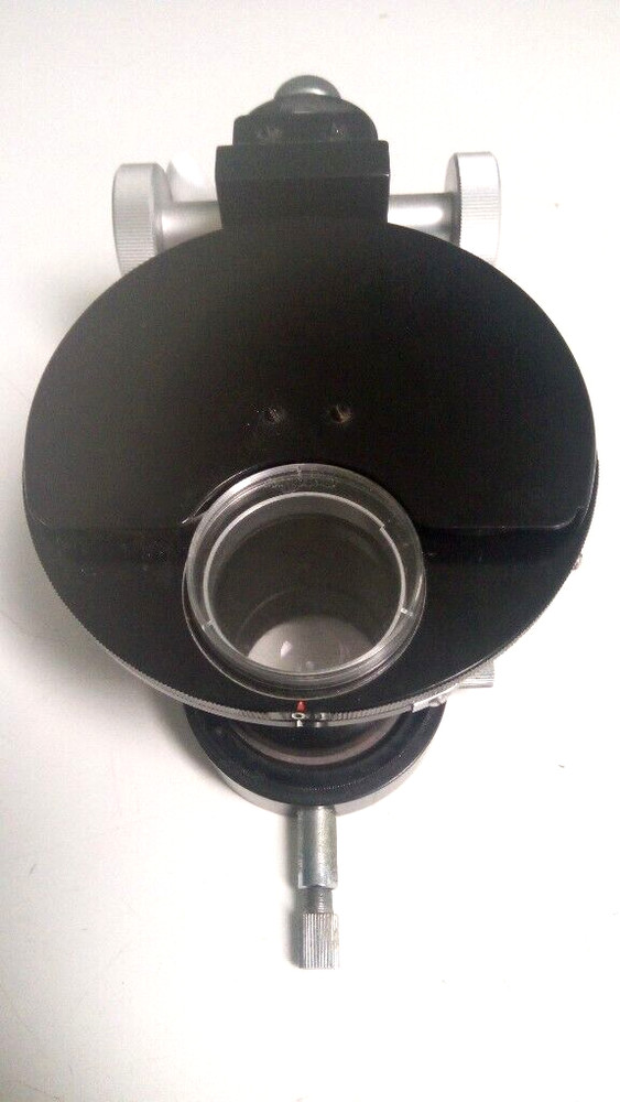 Nikon Phase Contrast Attachment For Vintage Black Inverted Microscope