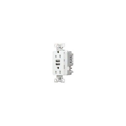 Cooper TRUSB5A15W-K-L Outlets