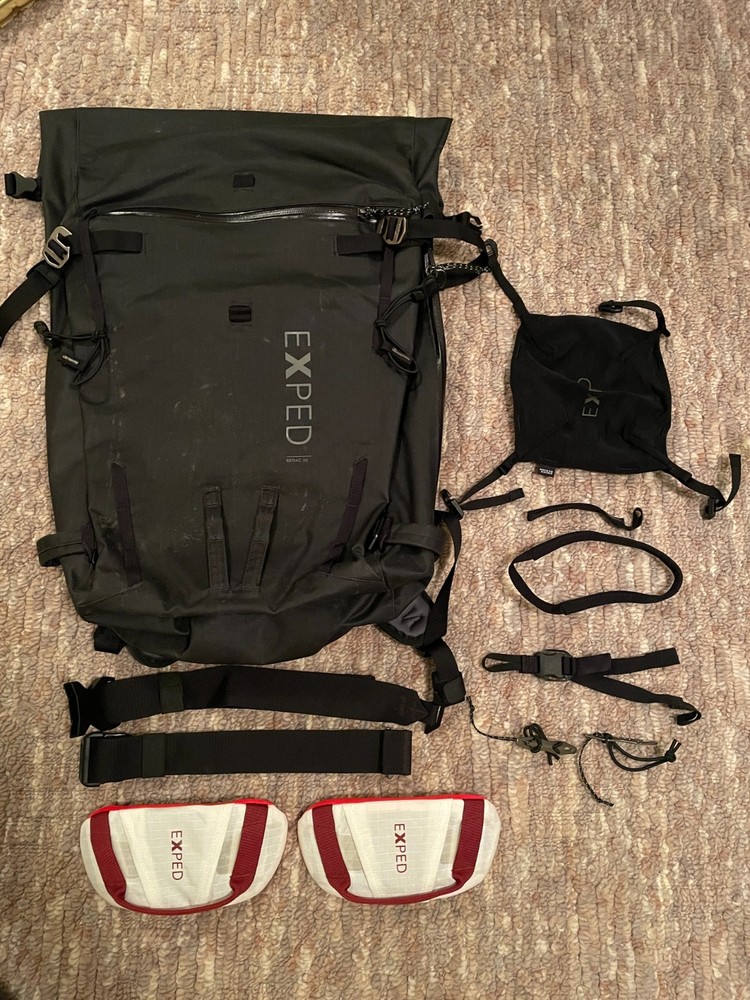 Exped Serac 30 Alpine Pack, Size S Black