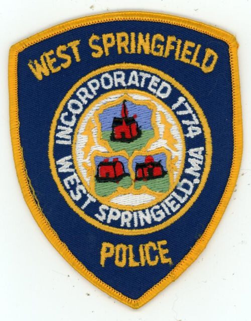 MASSACHUSETTS MA WEST SPRINGFIELD POLICE NICE SHOULDER PATCH SHERIFF