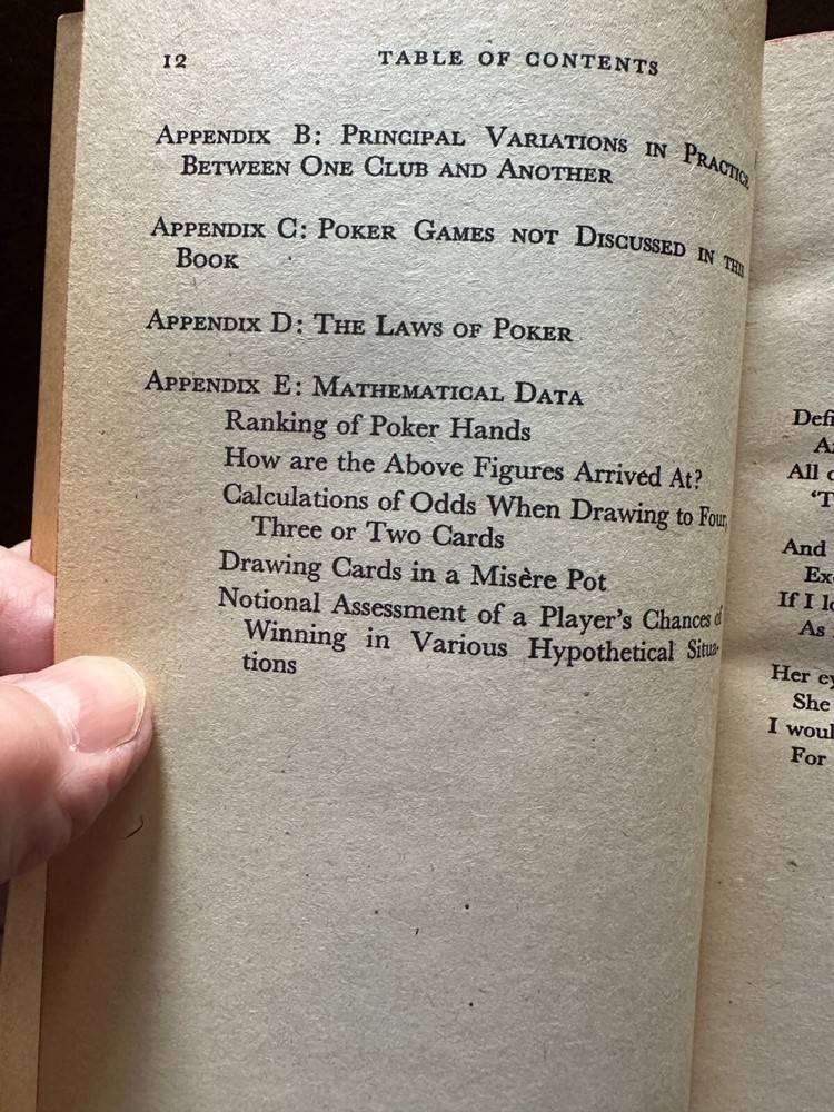Profitable Poker by Hubert Phillips 1975