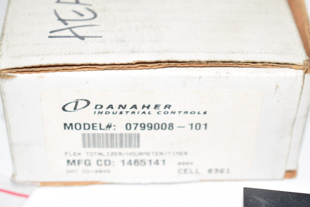 Danaher 0799008-101 FLEX TOTALIZER HOURMETER Timer