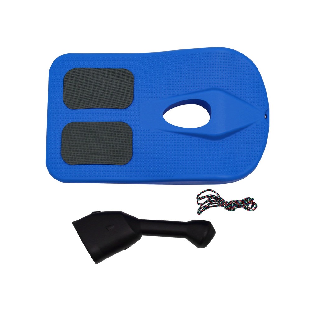 Sled Snow Board Tool Sledding Snowboard w/ Handle & Pull Rope for Kid Winter Fun