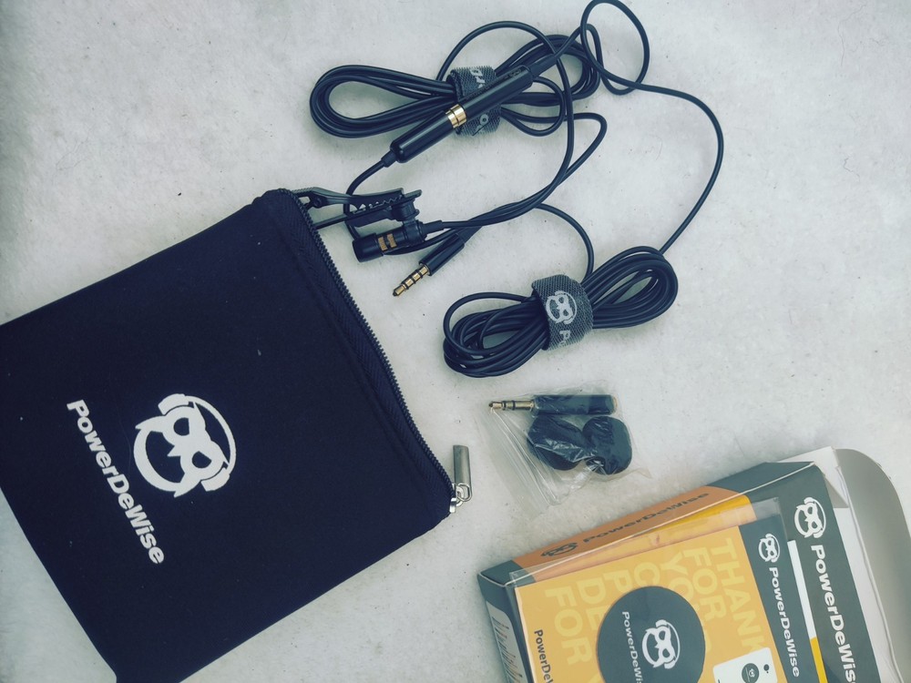 PowerDeWise Grade Lavalier Lapel Microphone