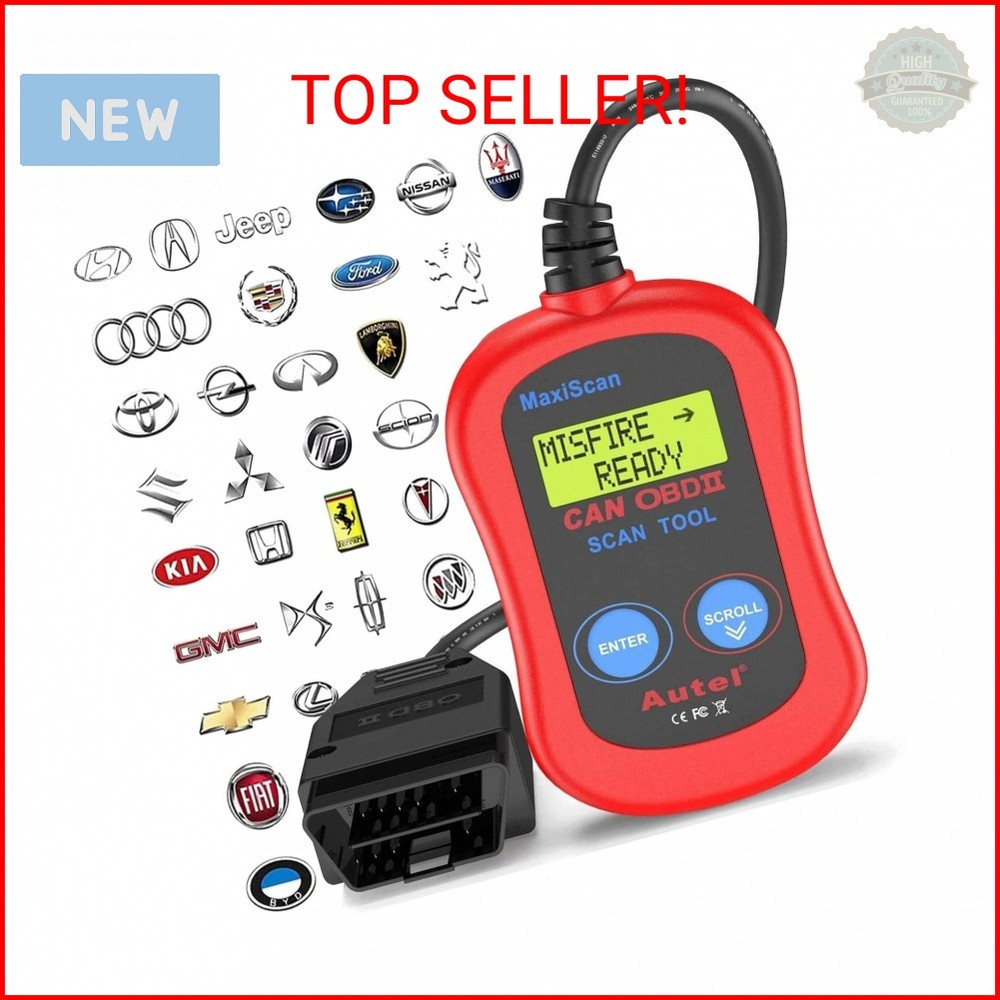 Autel MS300 OBD2 Scanner Code Reader, Turn Off Check Engine Light, Read & Erase