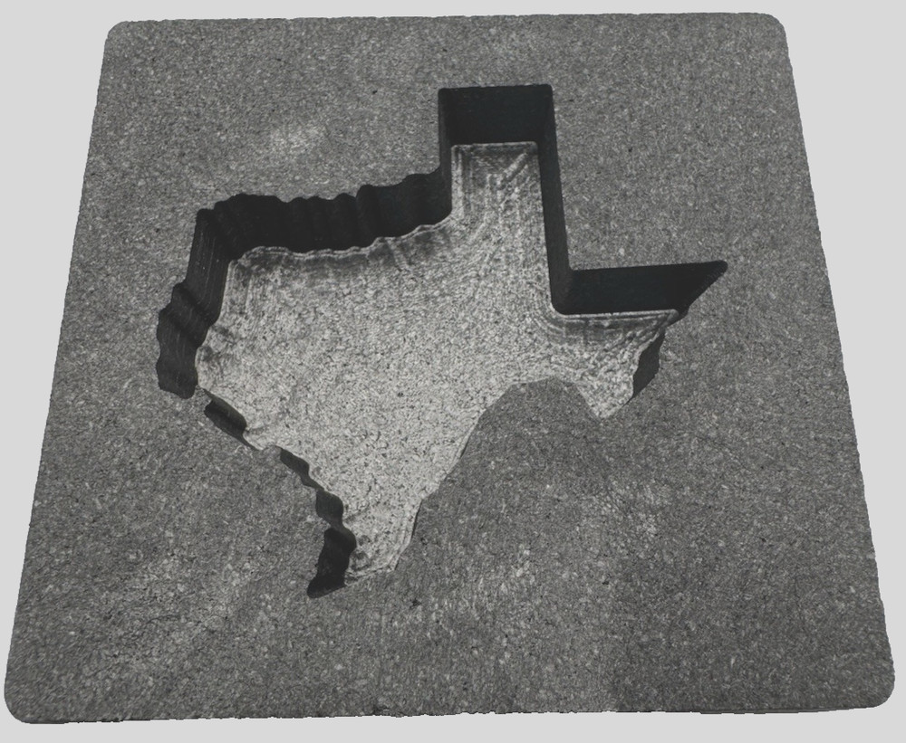 Graphite Ingot Mold for Casting 10 oz Gold  Reverse Texas