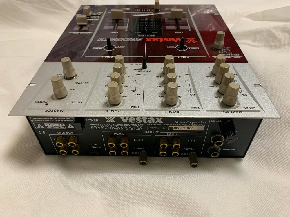 Vestax PMC-05 Pro D Samurai DJ Mixer Professional Mixing Controller