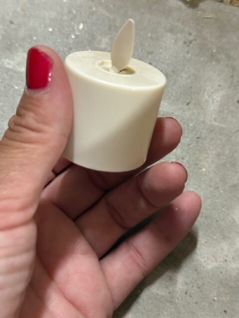 Flameless Luminara Votive Candle- Realistic flame